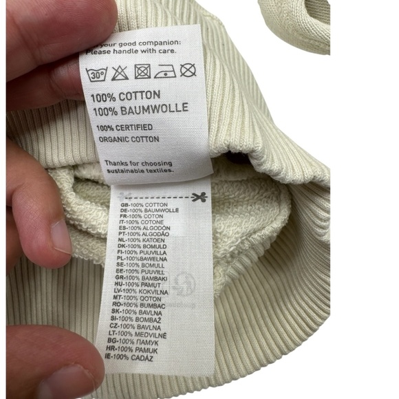 Merz B. Schwanen Good Basics Relaxed Fit Sweatshirt Cashew - Picture 6 of 12